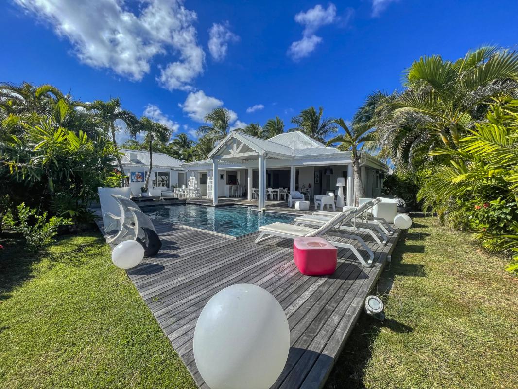 2.Location villa piscine Saint François Guadeloupe_vue d'ensemble sur mer